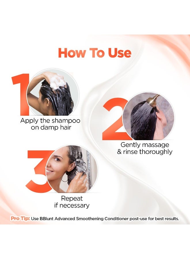 بي بلانت شامبو بي بلانت المتطور لتنعيم الشعر بالكيراتين وحمض الهيالورونيك - 300 مل، يجعل الشعر ناعمًا ومستقيمًا وخاليًا من التجعد | ينظف بلطف | يمنح لمعانًا رائعًا | خالٍ من كبريتات لوريل الصوديوم والبارابين | للرجال والنساء - Image 4